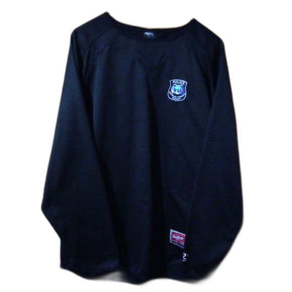 Waterloo Township Police Department Black Shirt L & Cap Rawlings Port Authority - Picture 2 of 12